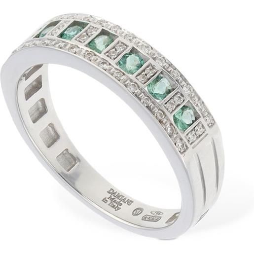 DAMIANI anello belle epoque con smeraldo e diamanti