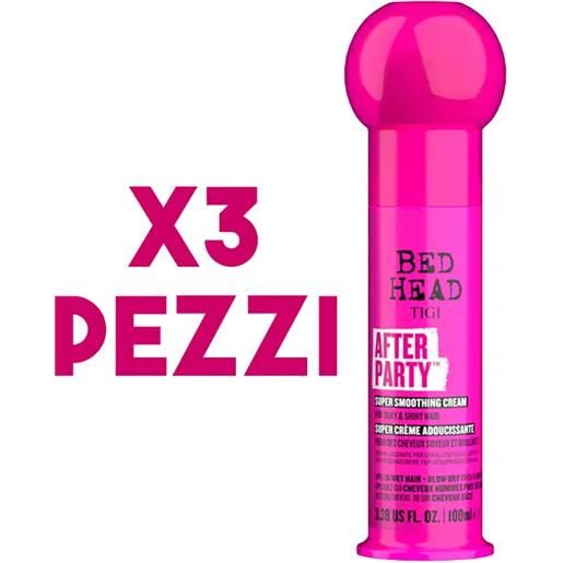 TIGI kit bed head after party smoothing cream 3 pezzi x 100ml