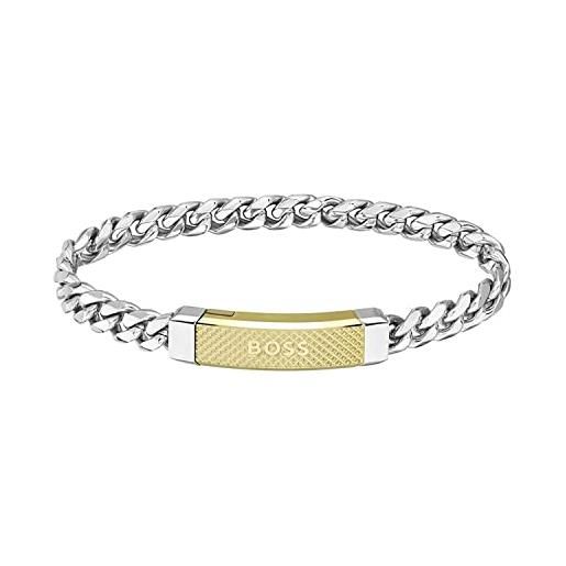 Boss jewelry braccialetto a catena da uomo collezione bennett - 1580261