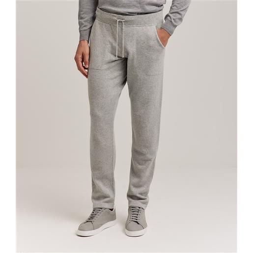 S. Moritz pantalone felpa lana cashmere - grigio chiaro