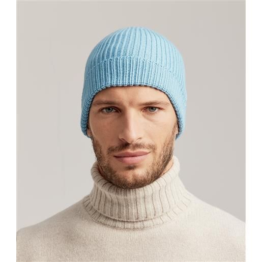 S. Moritz cappello lana - azzurro