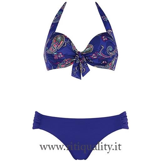 Triumph bikini paisley shore, blu