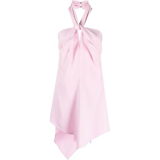 The Attico abito corto becky con inserti - rosa