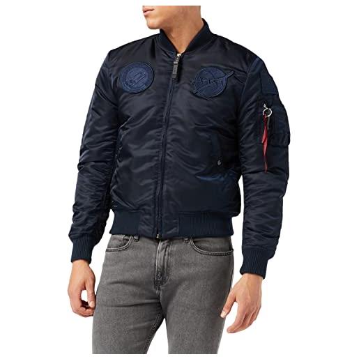 Alpha industries 1 vf nasa bomber jacket per uomo giacche, all rep. Blue, small