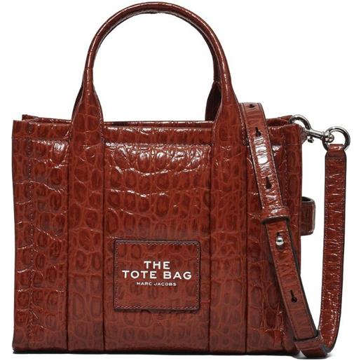 Marc Jacobs borsa the croc-embossed tote piccola - rosso