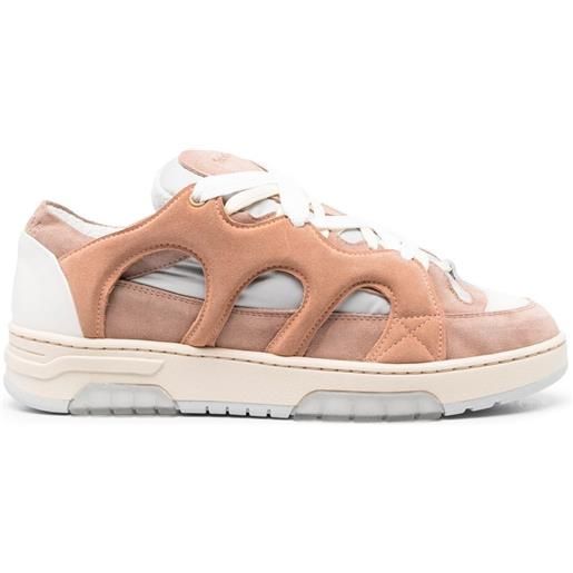 SANTHA sneakers con inserti - rosa