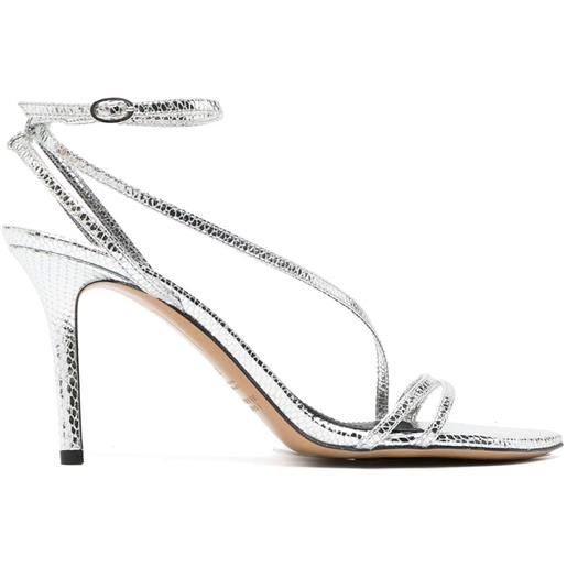 Isabel Marant sandali axee 90mm - argento