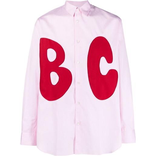 Comme Des Garçons Shirt camicia con stampa bc - rosa