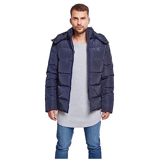 URBAN CLASSICS Giacca Bomber Uomo, Ottimo per le Mezze Stagiorni, Stile Old  School, Giubbotto Corto, Vestibilità Ottimale, Colore: blu navy, Taglia: S  : : Moda