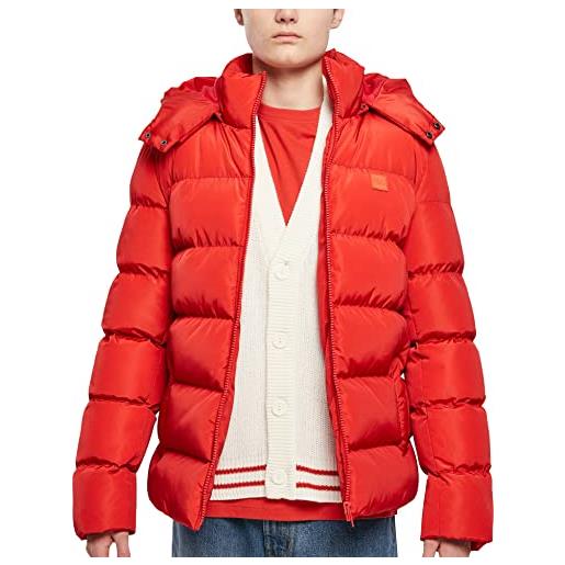 Urban Classics giacca da uomo con cappuccio rimovibile, giacca con zip e polsini elastici, giacca impermeabile, taglie s - 5xl