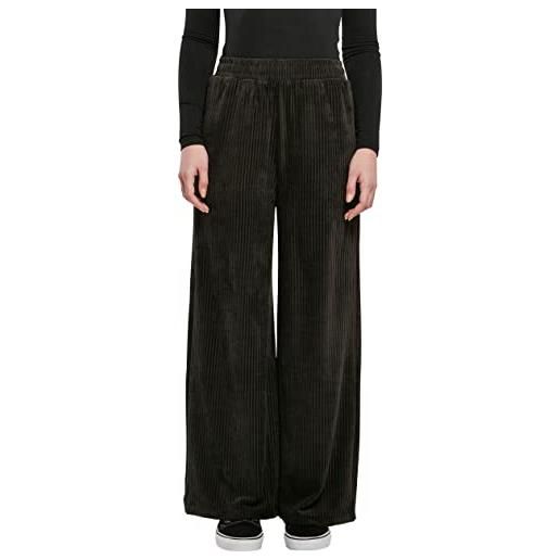 Urban Classics pantaloni da donna in velluto a costine, nero, xxl