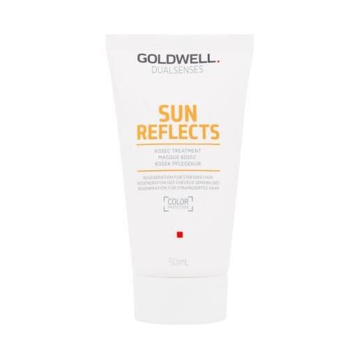 Goldwell dualsenses sun reflects 60sec treatment maschera rigenerante per capelli esposti ai raggi solari 50 ml per donna