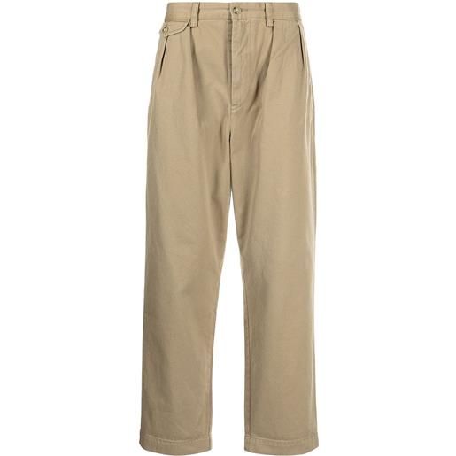 Polo Ralph Lauren pantaloni con piega - marrone