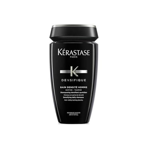 KERASTASE kérastase, densifique homme, shampoo ridensificante, per capelli fini & sottili, bain densité, 250 ml