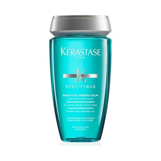 KERASTASE kérastase, spécifique dermo-calm, shampoo idra-lenitivo, per cuoio capelluto sensibile, bain vital, 250 ml
