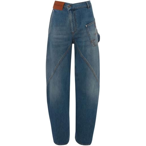 JW Anderson jeans a gamba ampia oversize - blu