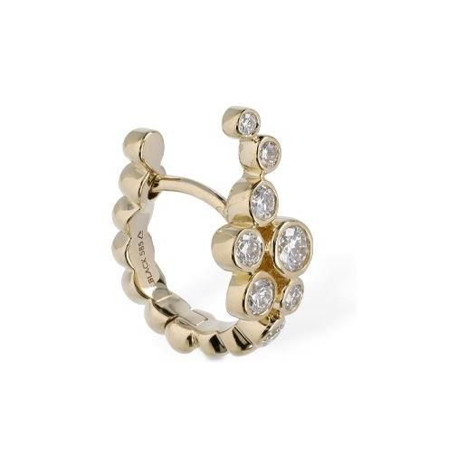 MARIA BLACK orecchino singolo garbo in oro 14kt con diamanti