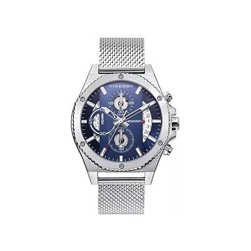 Viceroy reloj magnum 46823-37 hombre acero azul