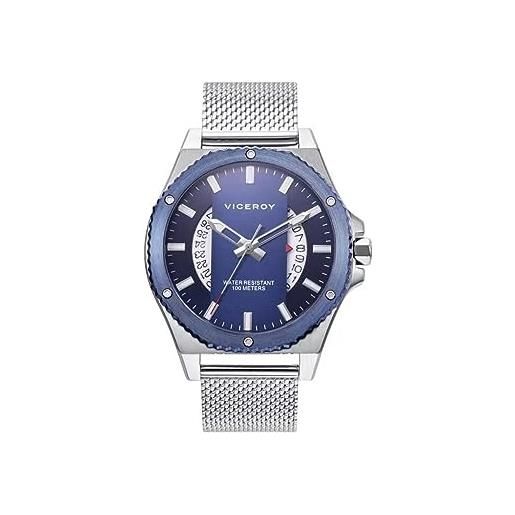 Viceroy reloj magnum 46821-37 hombre acero azul