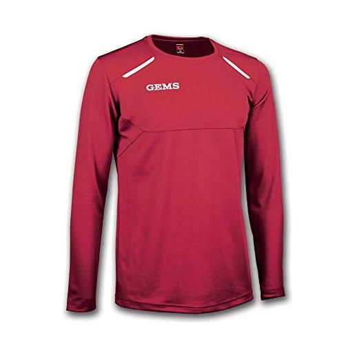 GEMS bd01-0803 nord carolina t-shirt granata xxxs