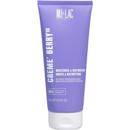 MULAC creme'berry 10 - maschera nutriente intensiva 200 ml