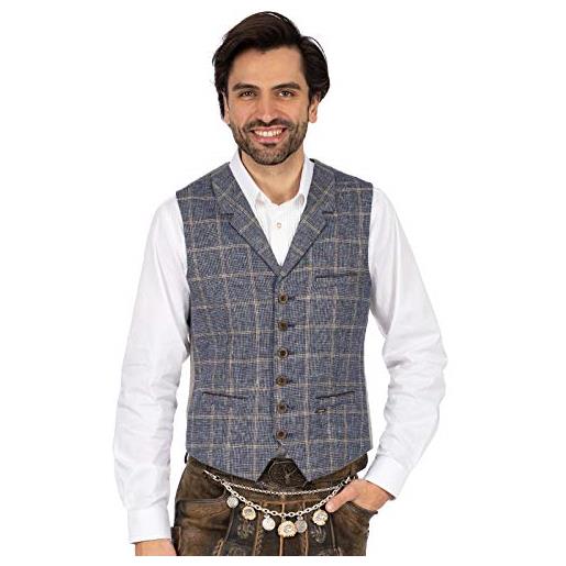 Stockerpoint weste harold gilet elegante da lavoro, blu, 48 uomo