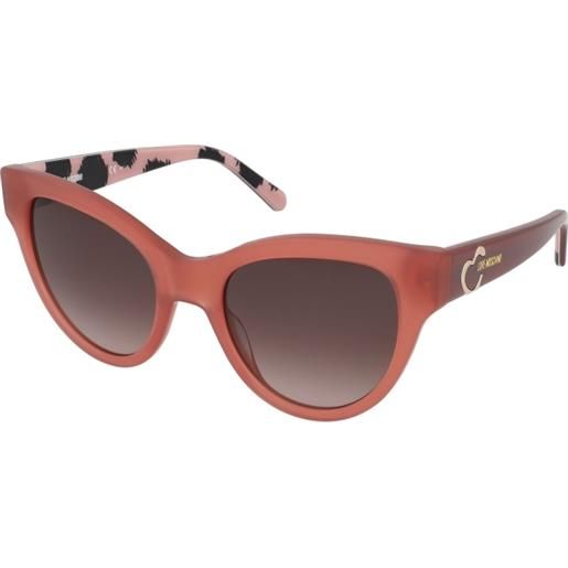 Love Moschino mol053/s igf/ha | occhiali da sole graduati o non graduati | plastica | cat eye | rosa | adrialenti
