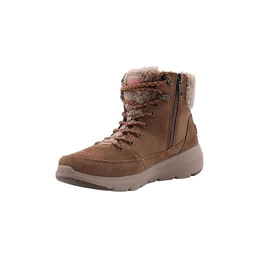 Skechers, winter boots, lace-up shoes donna, brown, 36 eu