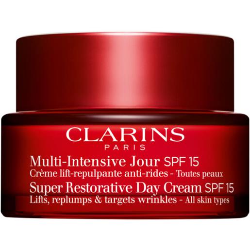 Clarins multi-intensive giorno - tutti i tipi di pelle spf15 crema giorno, 50-ml