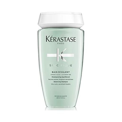 KERASTASE kérastase, spécifique, shampoo riequilibrante, per radici grasse & capelli sensibilizzati, bain divalent, 250 ml