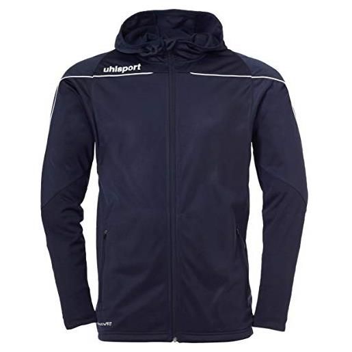 uhlsport stream 22 track hood jacke, giacca per bambini, navy/bianco, 116