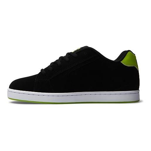 DC Shoes net, scarpe da ginnastica uomo, nero, verde, nero, 52 eu