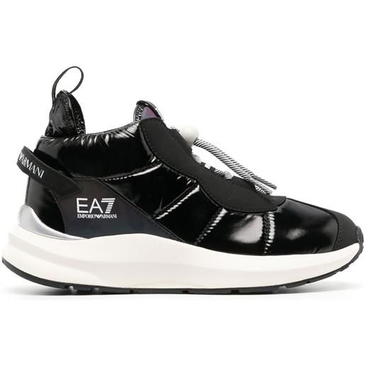 Ea7 Emporio Armani sneakers imbottite - nero