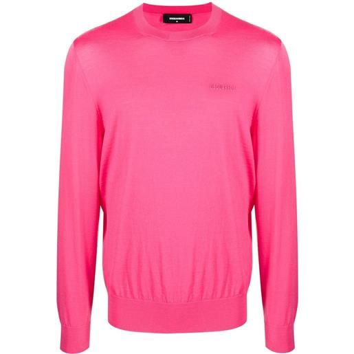 Dsquared2 maglione con stampa - rosa