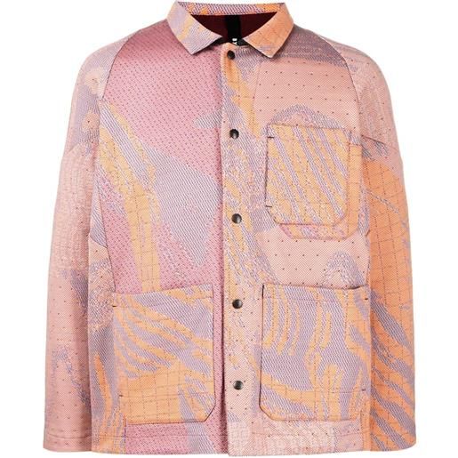 BYBORRE giacca-camicia studio - rosa