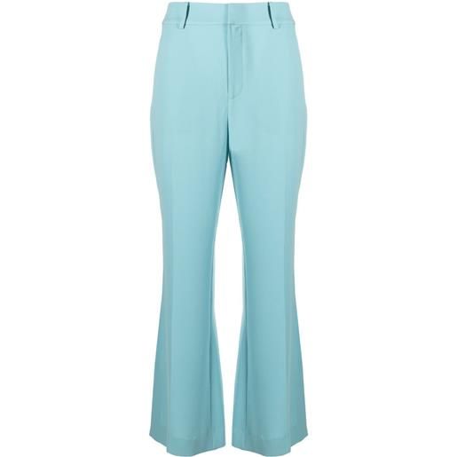 DVF Diane von Furstenberg pantaloni svasati - blu