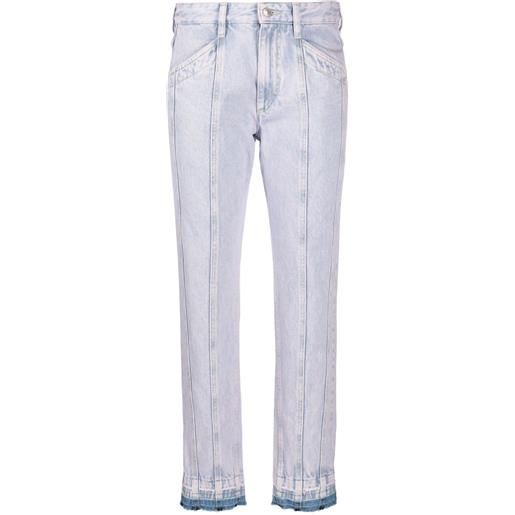 MARANT ÉTOILE jeans slim a vita bassa - viola
