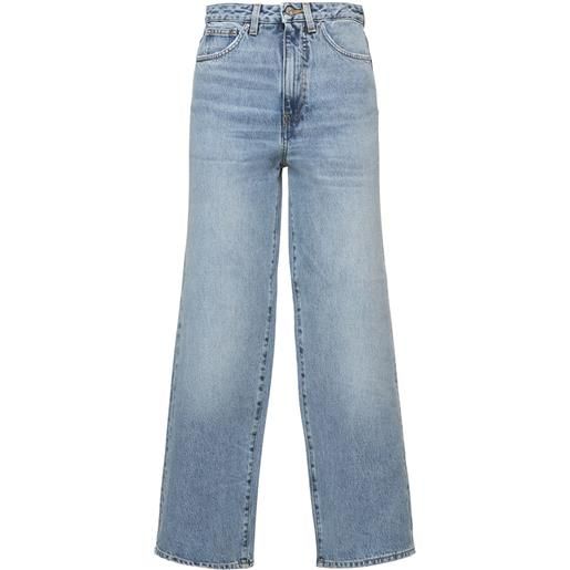 TOTEME jeans svasati in denim di cotone organico