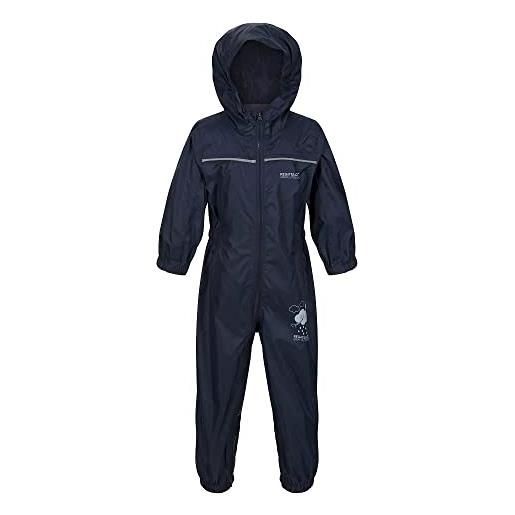 Regatta puddle iv, tuta integrale impermeabile, unisex - bambini e ragazzi, jem, 48 mesi-60 mesi