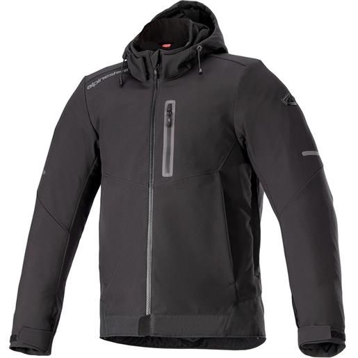 Alpinestars giacca uomo neo waterproof hoodie - 1100 black black
