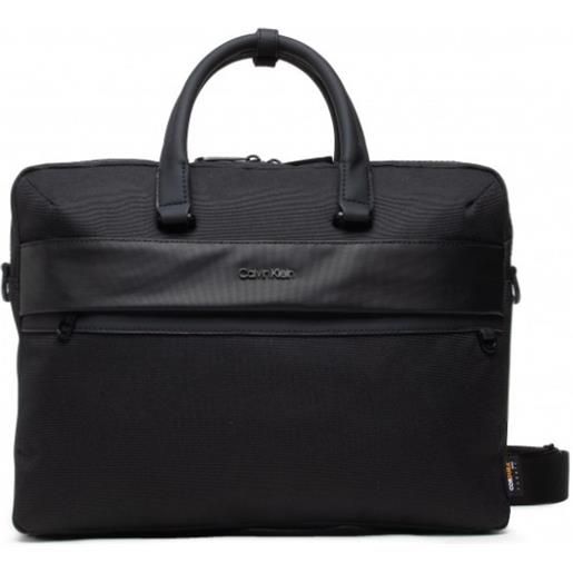 Calvin Klein Jeans calvin klein accessori ck remote laptop bag w/sleeve ck black porta pc nylon nera