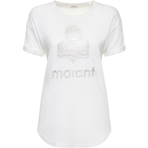 MARANT ETOILE t-shirt koldi in lino stampato