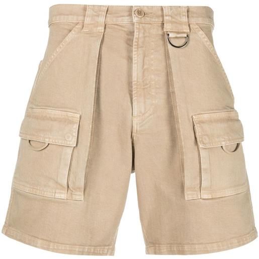 Moschino shorts in stile cargo - marrone