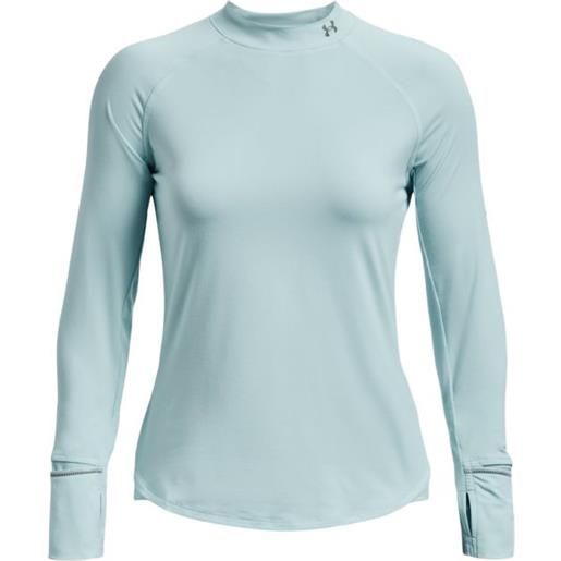 UNDER ARMOUR t-shirt out. Run the cold donna fuse teal/reflective