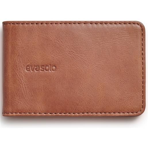 Eva Solo porta carte di credito in pelle cognac protezione rfid integrata