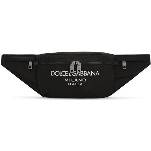 Dolce & Gabbana marsupio con logo - nero