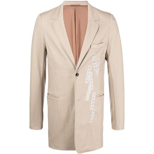 Doublet blazer monopetto - marrone