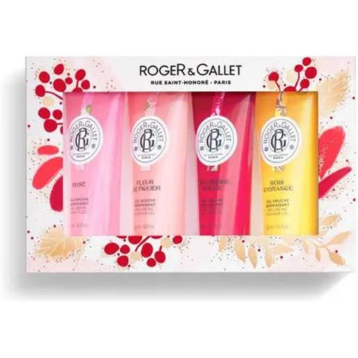 ROGER&GALLET (LAB. NATIVE IT.) roger&gallet - cofanetto regalo set multi - 4 gel doccia da 50ml