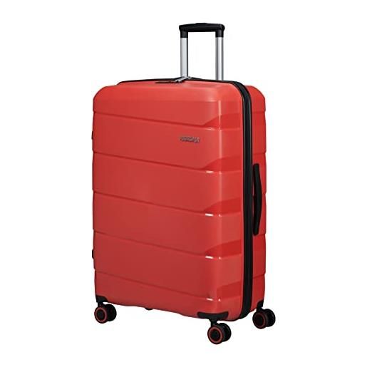 American Tourister air move - spinner l, valigetta e trolley, rosso (coral red), l (75 cm - 93 l)
