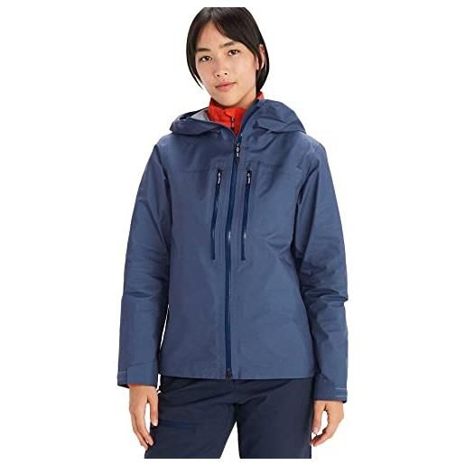 Marmot donna wm's kessler gore-tex jacket, giacca impermeabile, mackintosh antivento per il ciclismo, giacca antipioggia hardshell traspirante, storm, xl